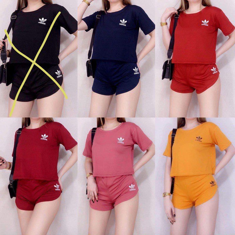 SET ADIDAS WANITA PENDEK