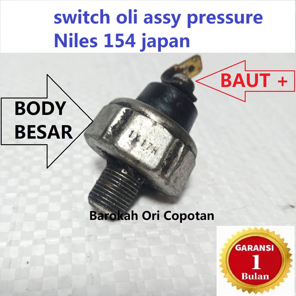 switch Sensor oli assy pressure TEkanan Niles 154 japan copotan ori asli original second