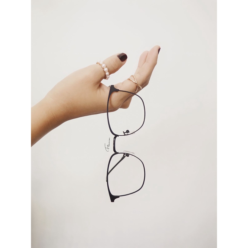 Flavia Eyewear - Kacamata Carlo (custom minus, photochromic, blueray, bluechromic dan photobrown)
