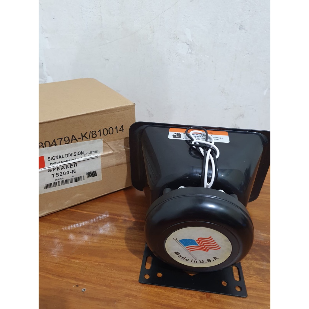 Toa Sirine Kotak  Klakson speaker Toa Polisi 200 watt magnet besar SERINE Horn 200 100 w wat Federal signal spull 66 mm untuk SENKEN LANDUN WHELEN Patwal murni untuk Ambulance Paspamres Rescue