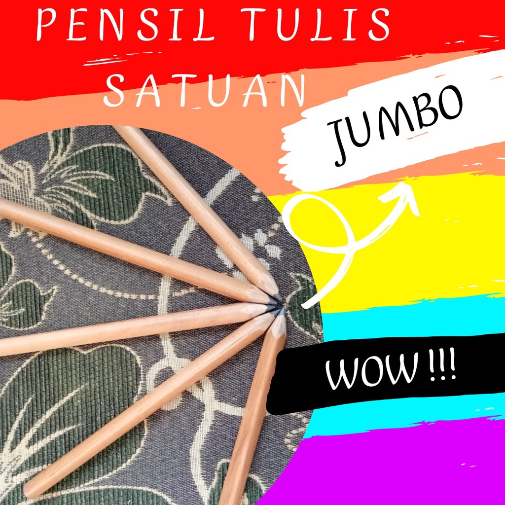 

JUAL!! PENSIL WARNA JUMBO HITAM BAGUS SATUAN Pencil PENSIL Triangular Sisa Export segitiga Import Ergonomics Grip GAFI