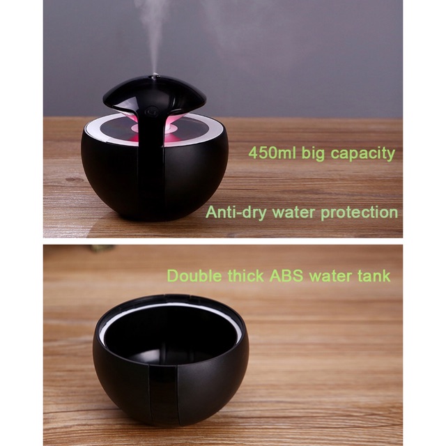 Taffware Night Light Elf Aromatherapy Air Humidifier 450ml  / humidifier / oil essential