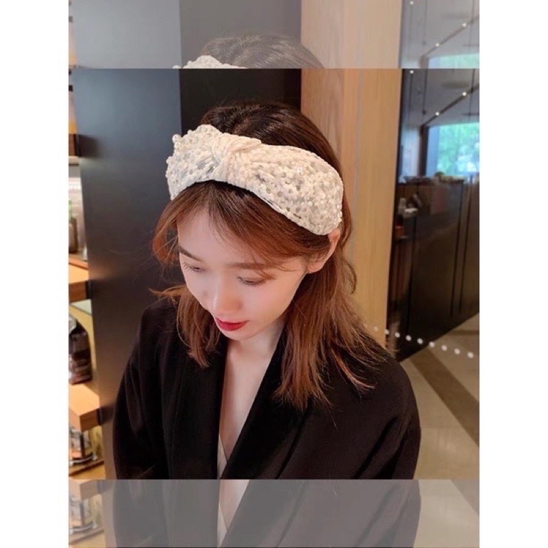 Bando-99 Bendo FASHION/Premium Bandana Simpul Twist Elastis Ala Korea Untuk Wanita Bando