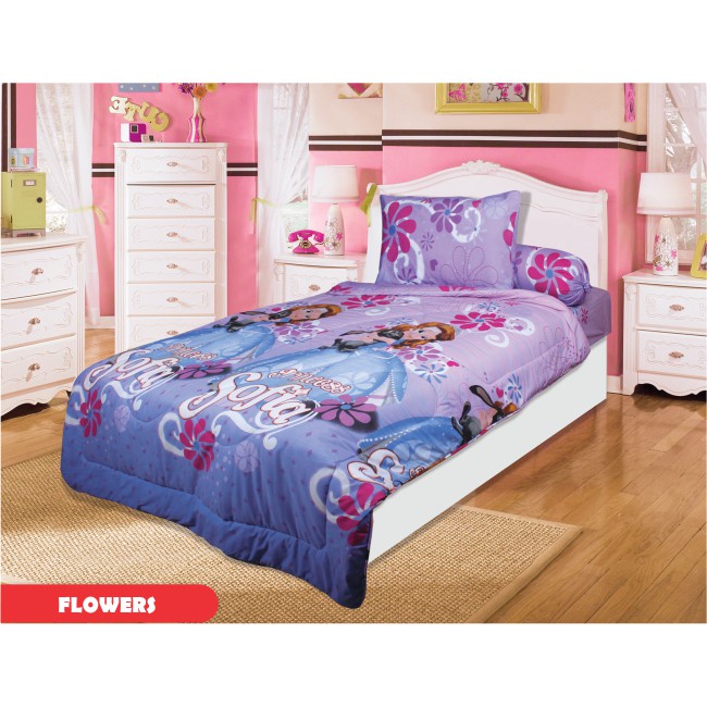 Sprei Single My Love Ukuran 100x200 No 4 - Motif Karakter Sofia
