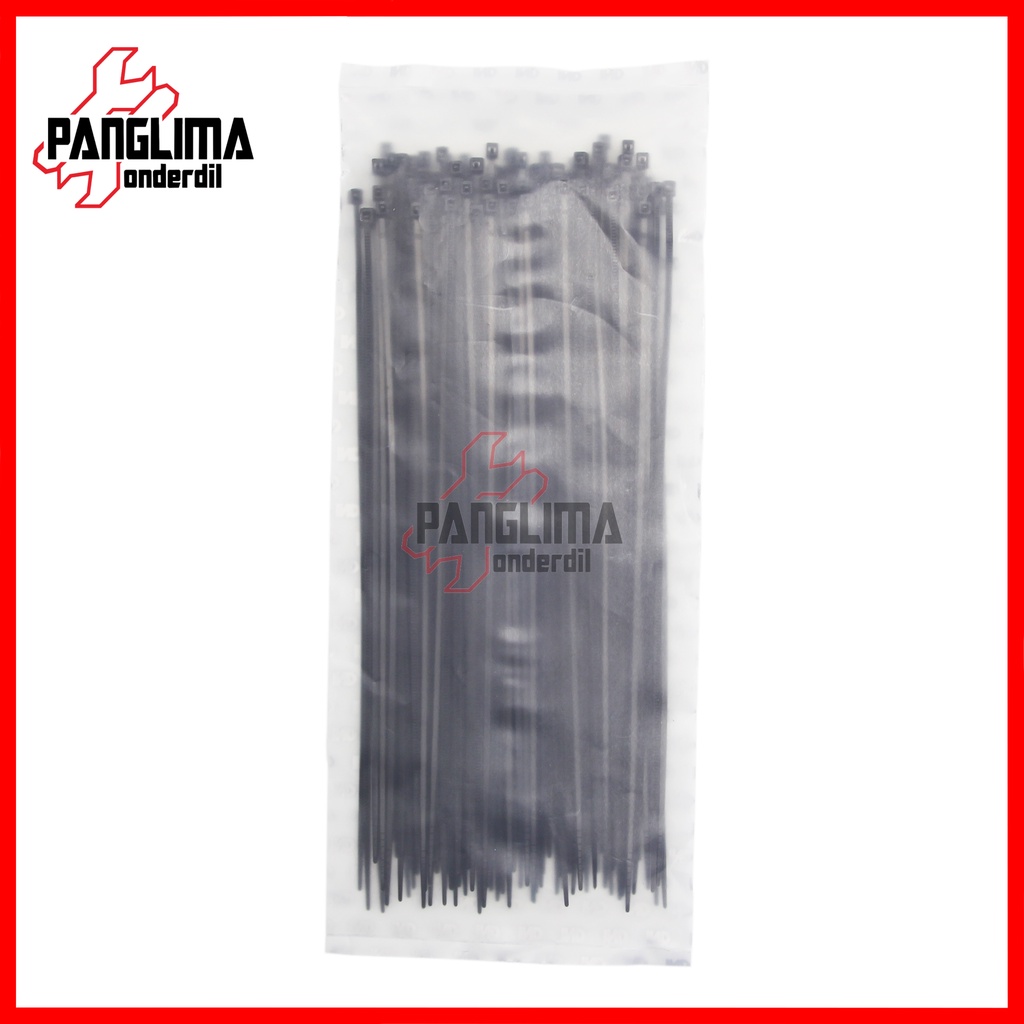 Cable Ties 2.5x200-2.5 x 200 mm Hitam Kabel-Pengikat Nylon-Nilon Tie-Tis 100 Pcs-Biji