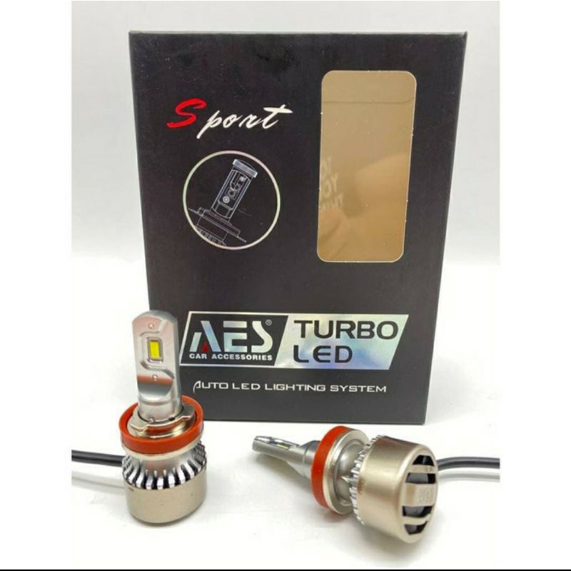 Lampu Foglamp LED H11 Turbo AES PREMIUM / Bohlam LED H11 H16 H18
