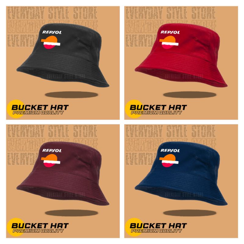 Topi Repsol Bucket - Bucket Hat Repsol