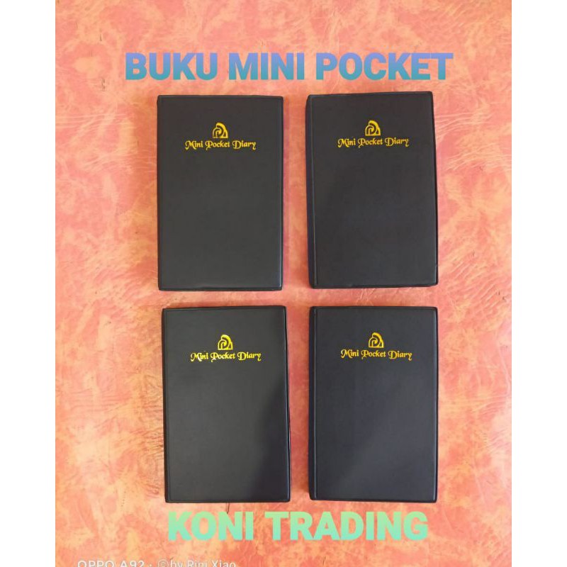 

BUKU MINI POCKET DIARY Uk : 8CM(L) X 12,5CM