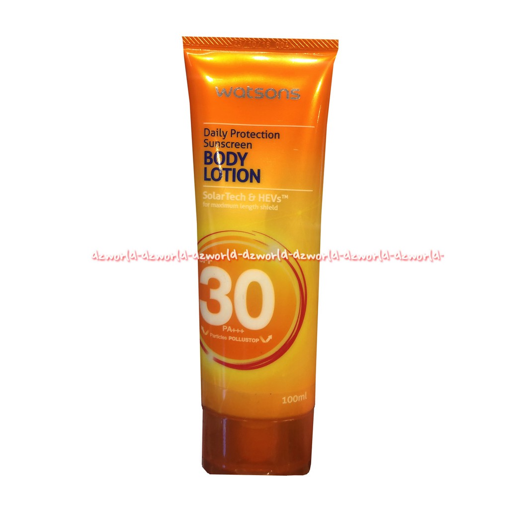 Watsons Face Serum Sunscreen Solartech SPF 30 Sunblock Wajah 100ml Watson