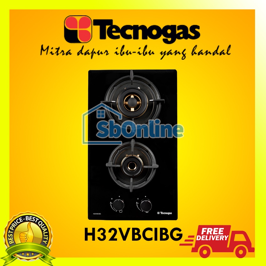 Tecnogas Kompor Tanam 2 Tungku - H32VBCIBG