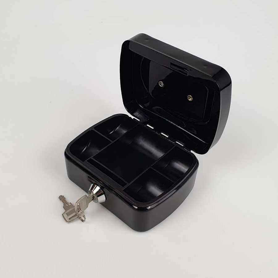 Kotak Brankas Uang Safebox Key Lock 12.5x9.5x6cm