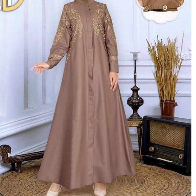 ➦ SALE GAMIS TOYOBO GAMIS KOMBINASI BORDIR,GAMIS TOYOBO KEKINIAN DAN TERBARU ♕