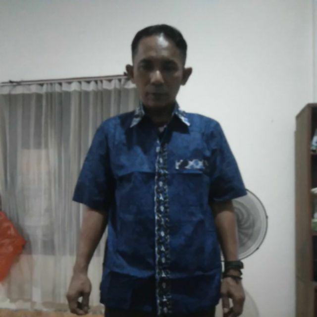 Maron Batik Hrb026 Kenongo Kemeja Tosca Pendek Pekalongan Padi M L Xl Sogan Tulis Halus Kemeja Batik