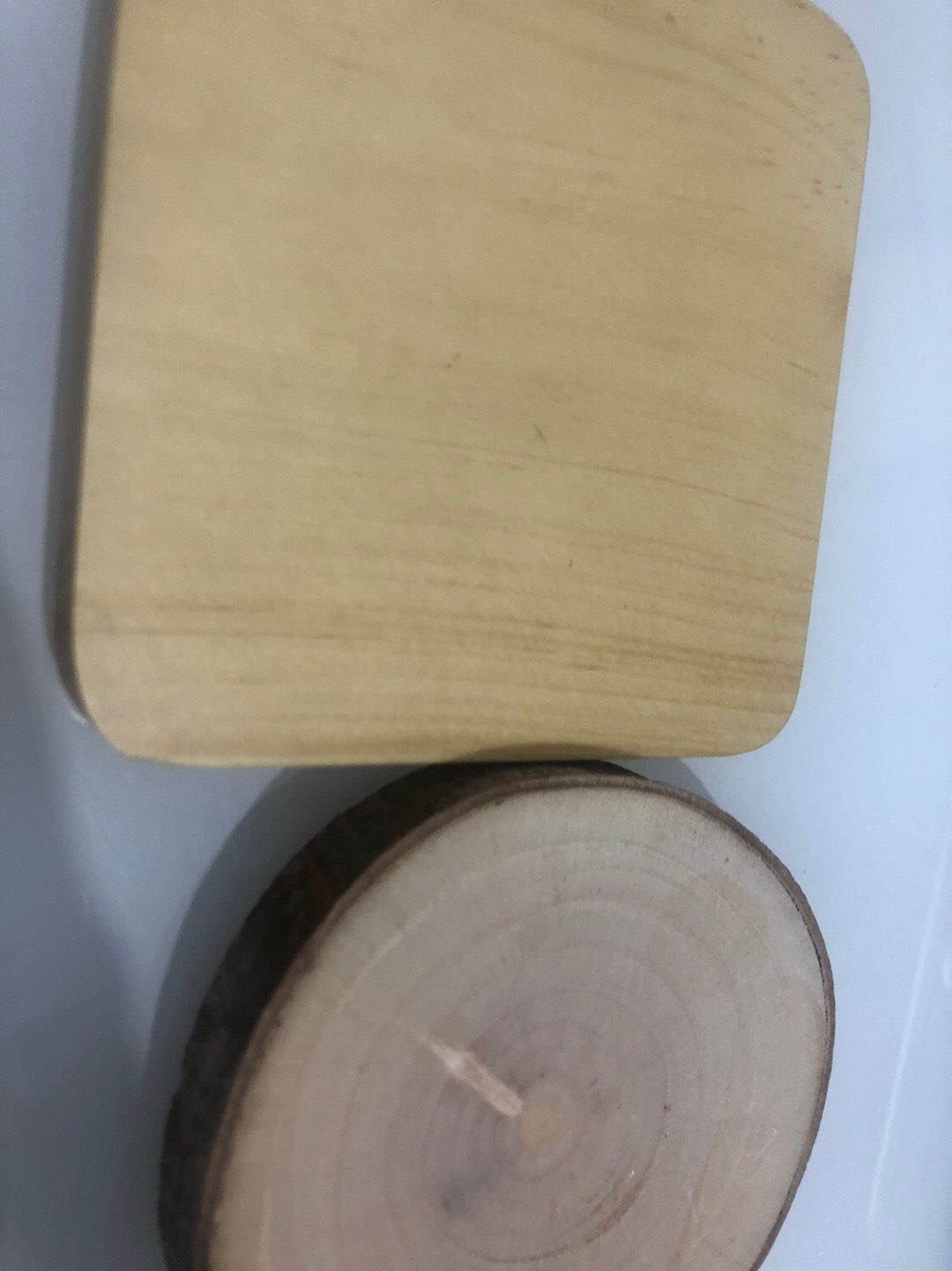 Alas Gelas Kayu Wood Coaster Tatakan Minum Peralatan Dapur Prop Foto Dekorasi Rumah 1pcs