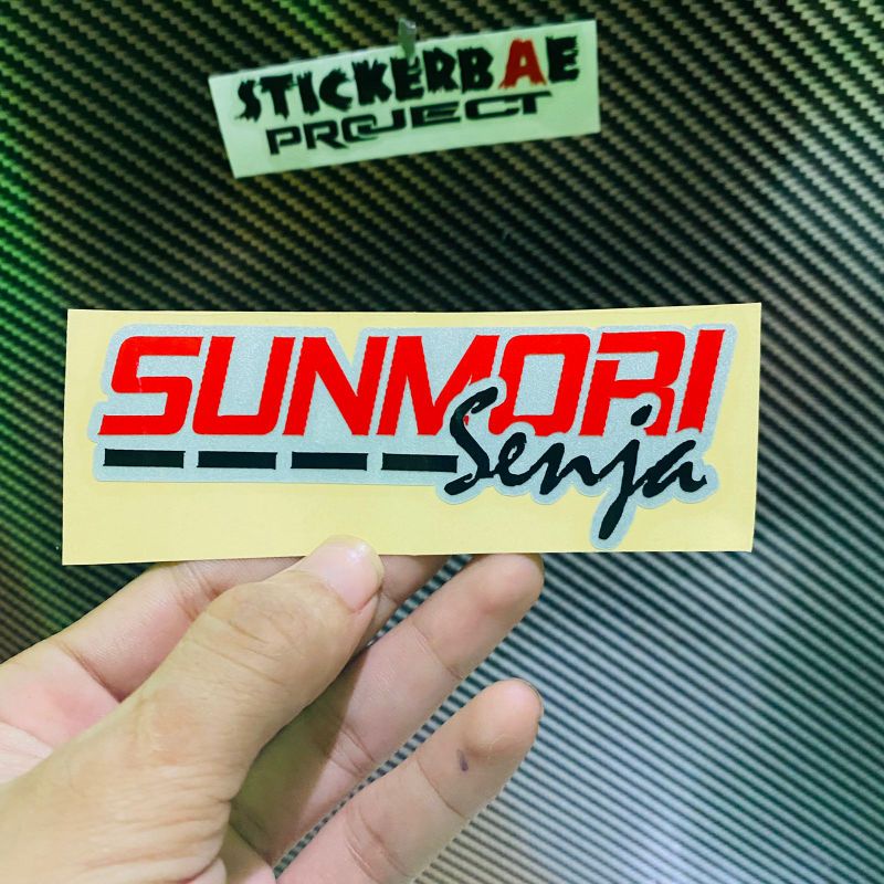 sticker motor viral sunmori senja cutting sticker,sticker motor 1pcs