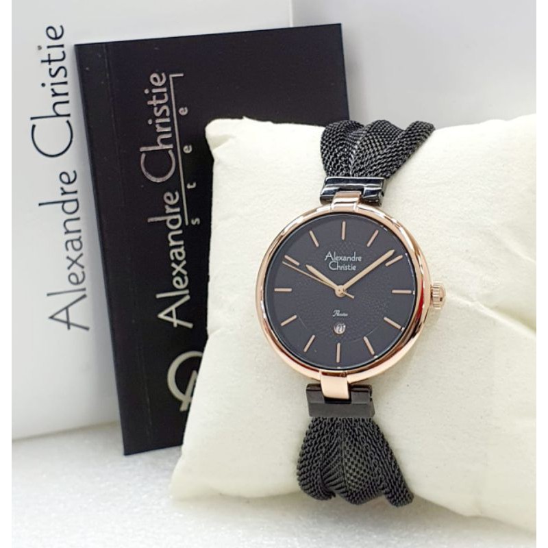 JAM TANGAN ALEXANDRE CHRISTIE 2872 RANTAI FASHION ORIGINAL