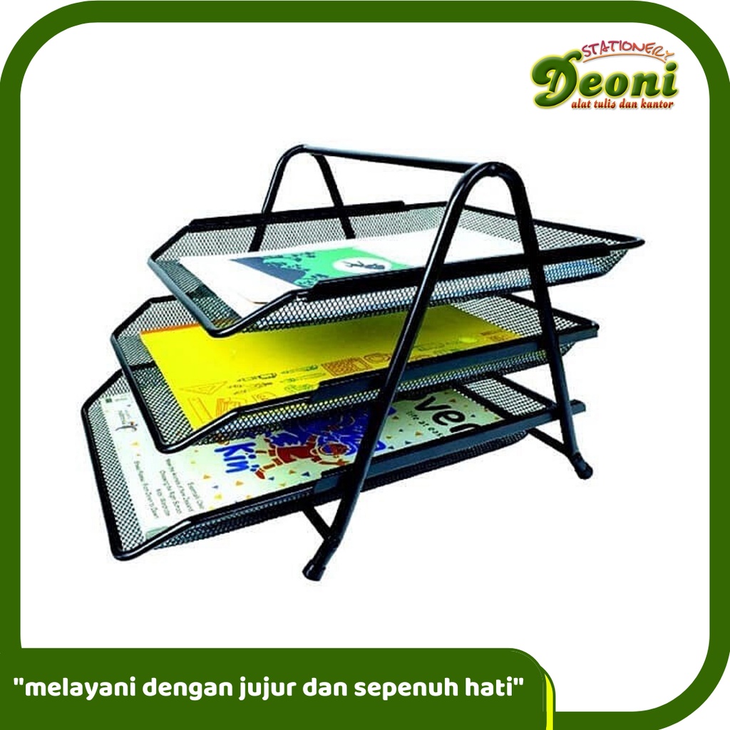 

Elevated Tier Tingkat Document Tray Rak Wadah Dokumen