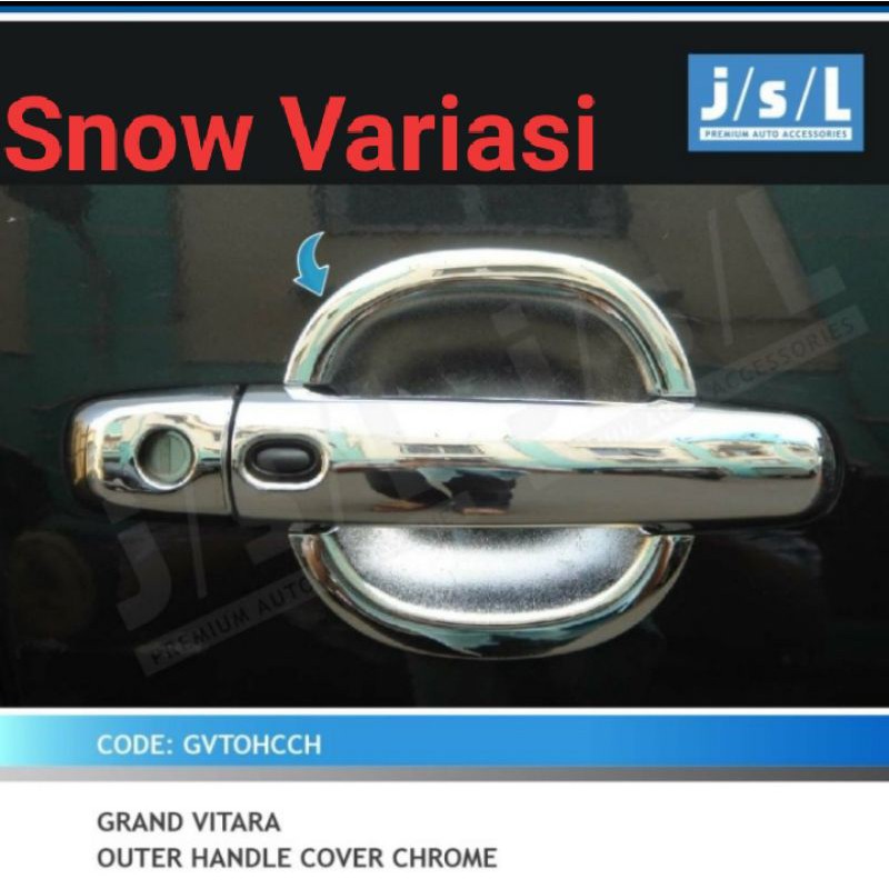 Grand Vitara outer handle cover chrome mangkok pintu krom