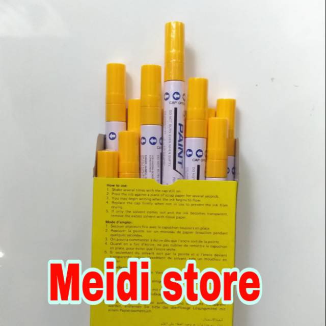 

Spidol permanet paint marker/ Spidol permanent snowman/ Spidol cat/ Spidol paiint/ Spidol kuning