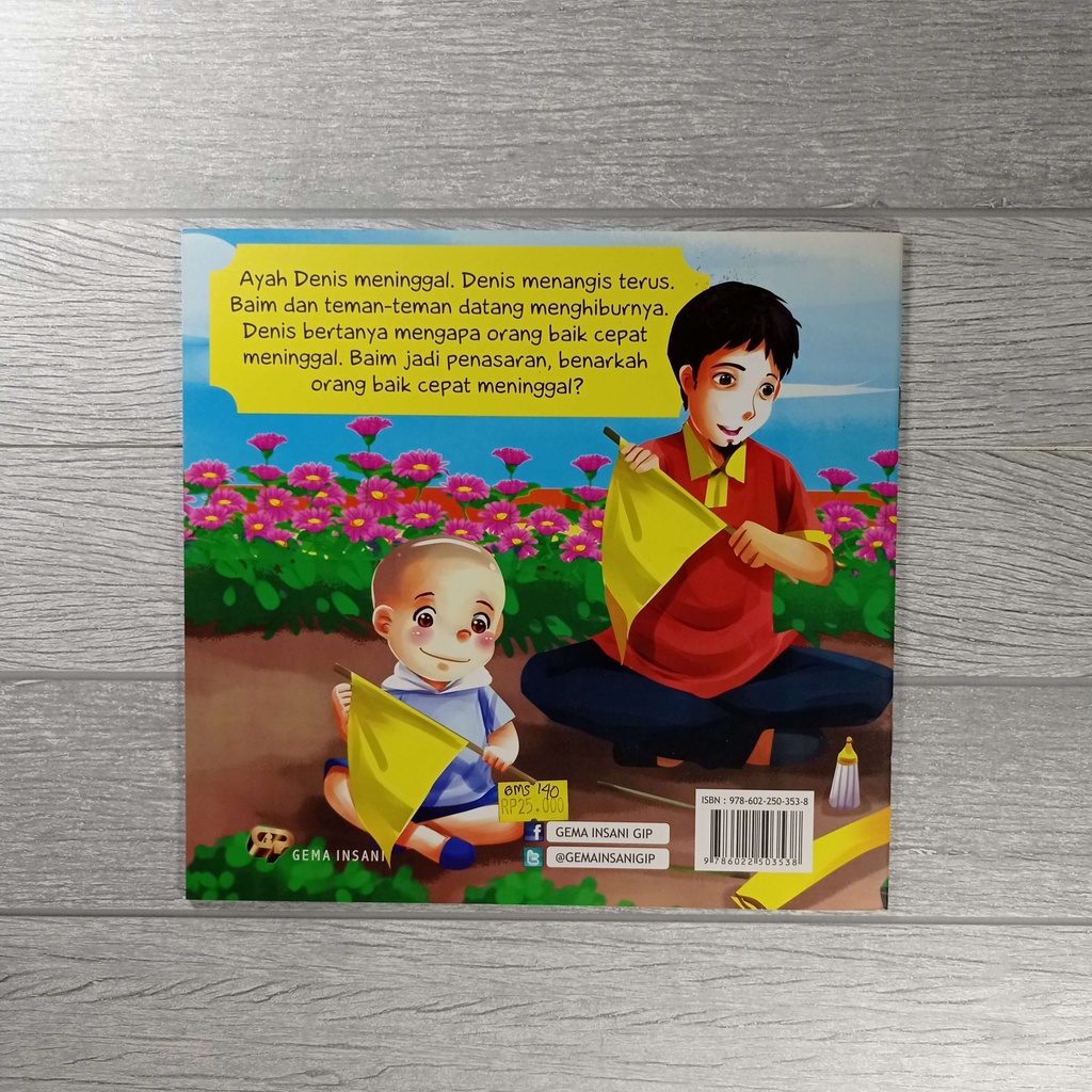 Buku Seri Tauhid for Kids - Allah Menghidupkan dan Mematikan - Salah warna Bendera - Gema Insani 100% Original