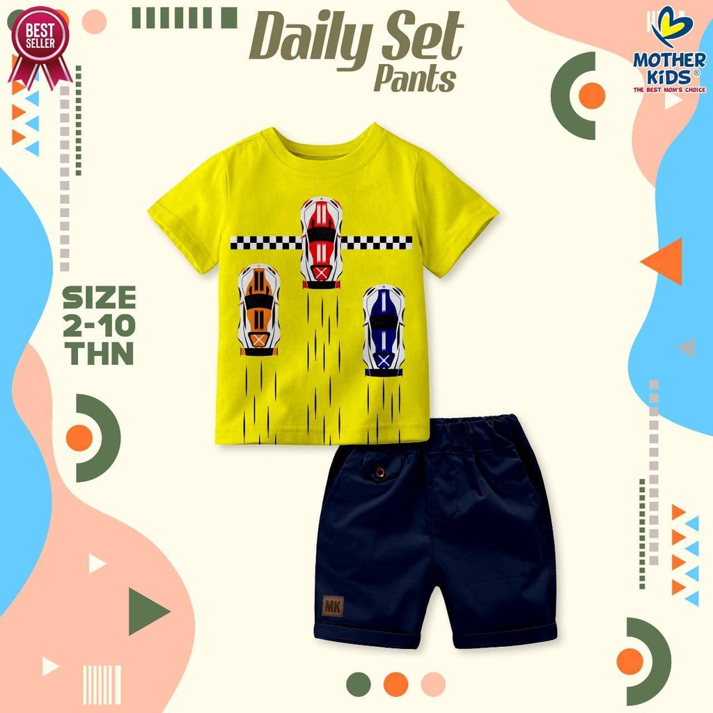 Setelan anak Chinos Short Pant Daily By Mother Kids