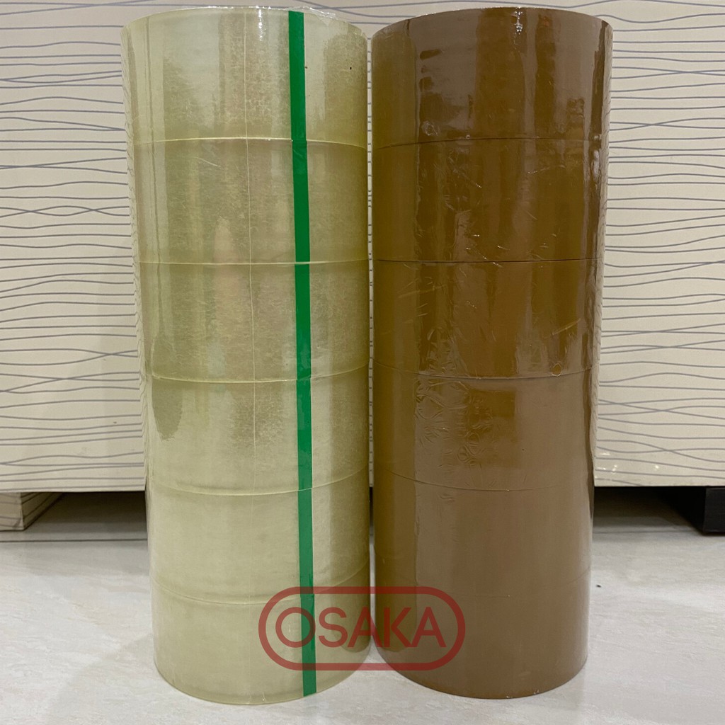 

Lakban / Isolasi Hawaii Bening & Coklat 45mm / 2 inch x 72 yard