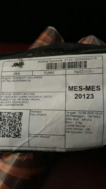 Grosir Murah -wallpaper Sticker Dinding Bata Putih Berdaun Hijau 10 M X 45 Cm