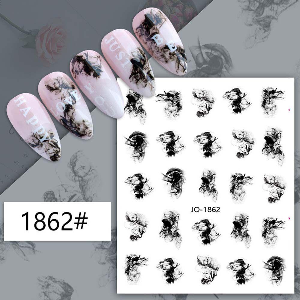 Mxbeauty Streamer Stiker Kuku Wanita DIY Transfer Sliders decals DIY Dekorasi Kuku Manicure Aksesoris Self-adhesive Sticker Nail decals