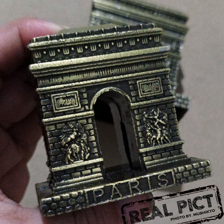 miniatur pajangan / Triumphal Arch Miniature Landmark / souvenir France icon