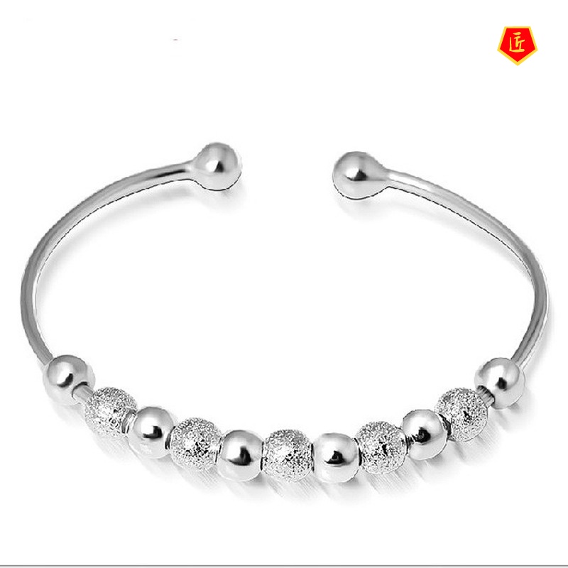 [Ready Stock]Women's Simple Elegant Sliver Beads Bracelet