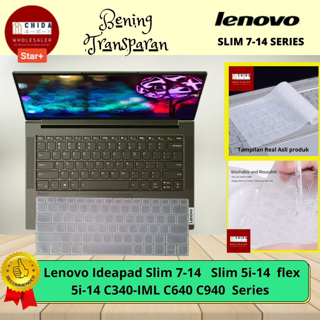 Keyboard Protector Lenovo Ideapad Slim 7-14   Slim 5i-14  flex 5i-14 C340-IML C640 C940  Series
