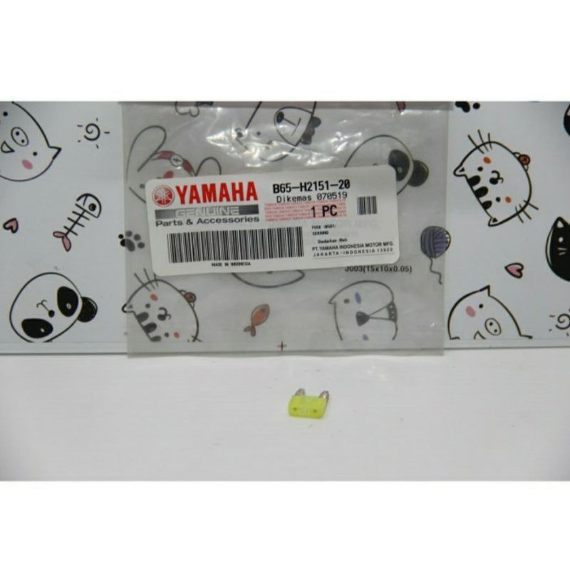 SEKRING TANCAP MINI 20A AEROX 155 ASLI YAMAHA B65 H2151 20