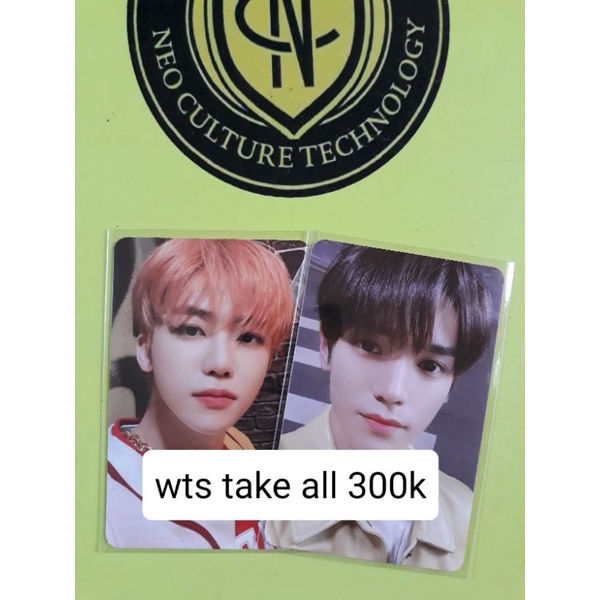 Jaemin jeruk / jaemin selca trading card universe + id card selca universe taeyong