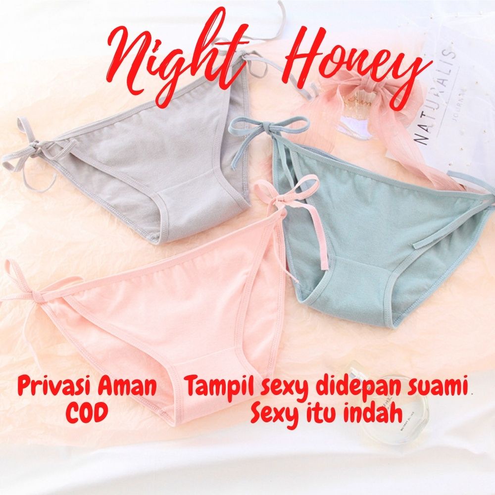 Celana Dalam Wanita Sexy Model Tali Samping Seksi Set Gaun Pakaian Baju Linjeri Lingeri Lingerie Set