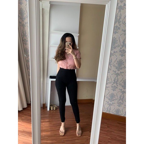 Toply shop Legging hw polos strech