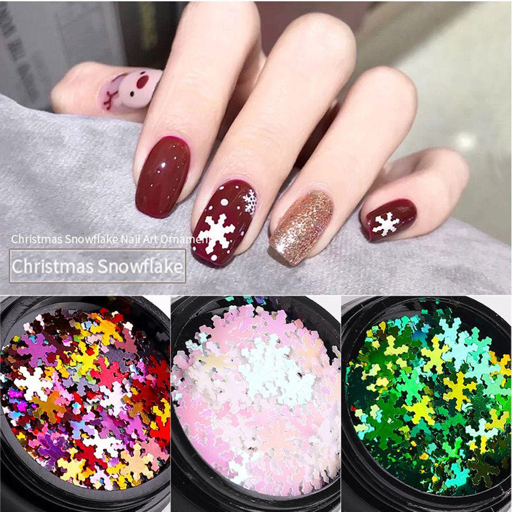 Solighter 6pcs/set Paku Sequin Warna Warni Baru Sparkly Hologram