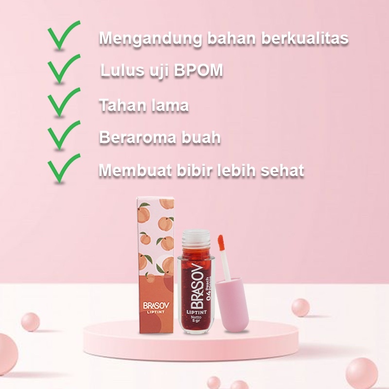 BRASOV Liptint Pewarna Bibir Liptint lip tint Lipstick lip cream lipcream