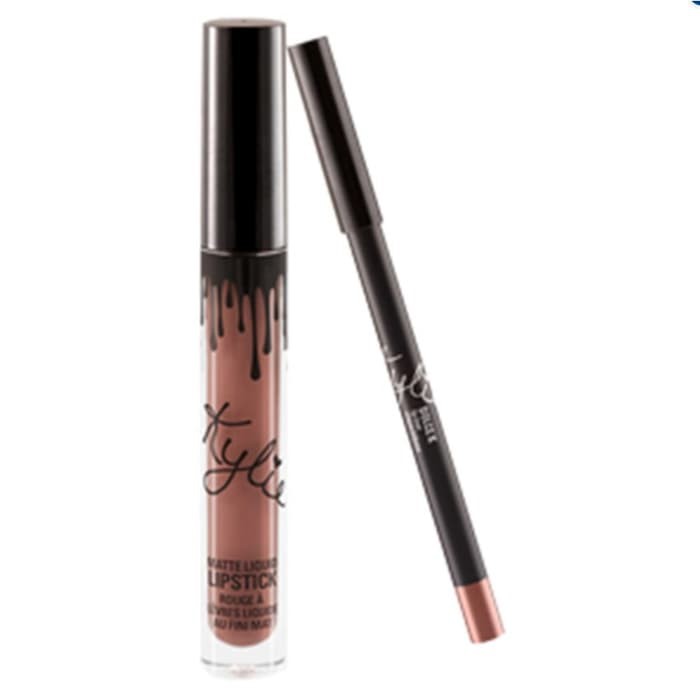 TBI Kylie Lip Kit + Lip Liner 6 Warna Mary Jo, Candy, Koko, 22, Dolce