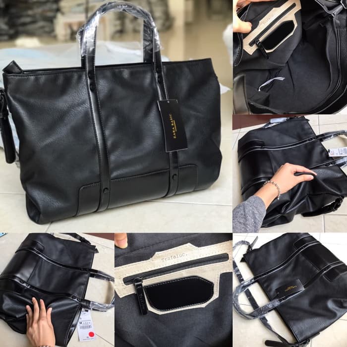 Tas wanita branded handbag cewek murah import, Zara basic original - Biru Muda MURAH