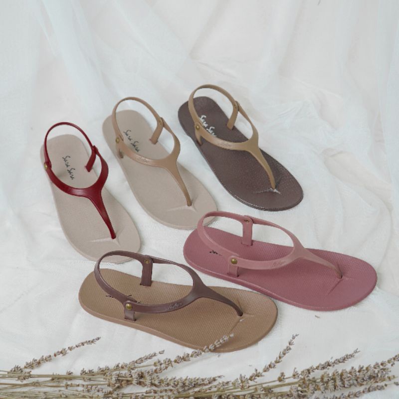 sepatu sandal wanita sarasara jesseline/ sepatu sendal sara sara jesseline