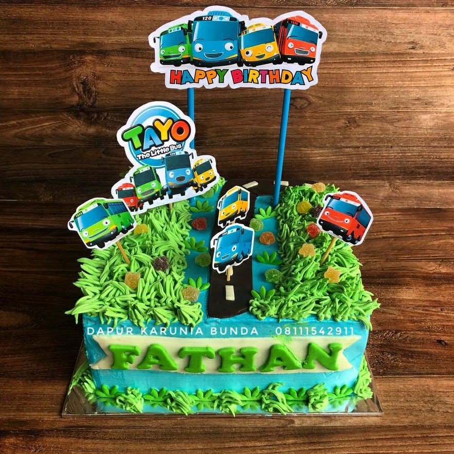 Jual Kue Ulang Tahun Karakter Anak Tayo | Shopee Indonesia