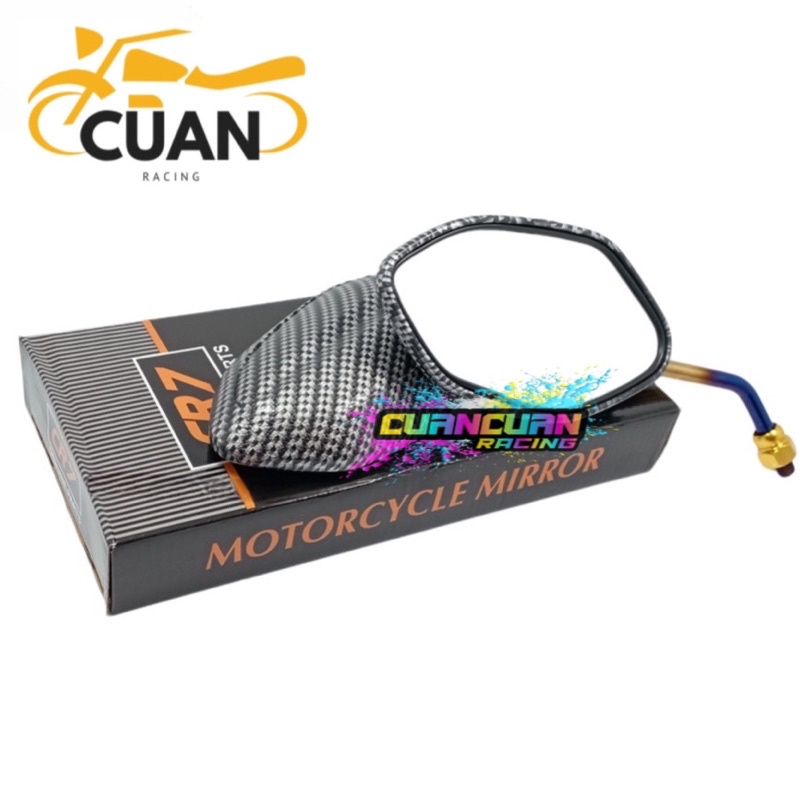 Spion Karbon Beat Vario 125 110 Honda Tangkai Panjang Twotone