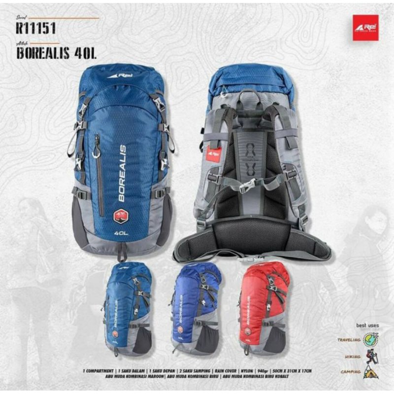 Tas Carrier Rei Borealis 40L Original