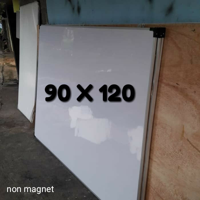 

whiteboard dan penghapus Papan tulis 90x120