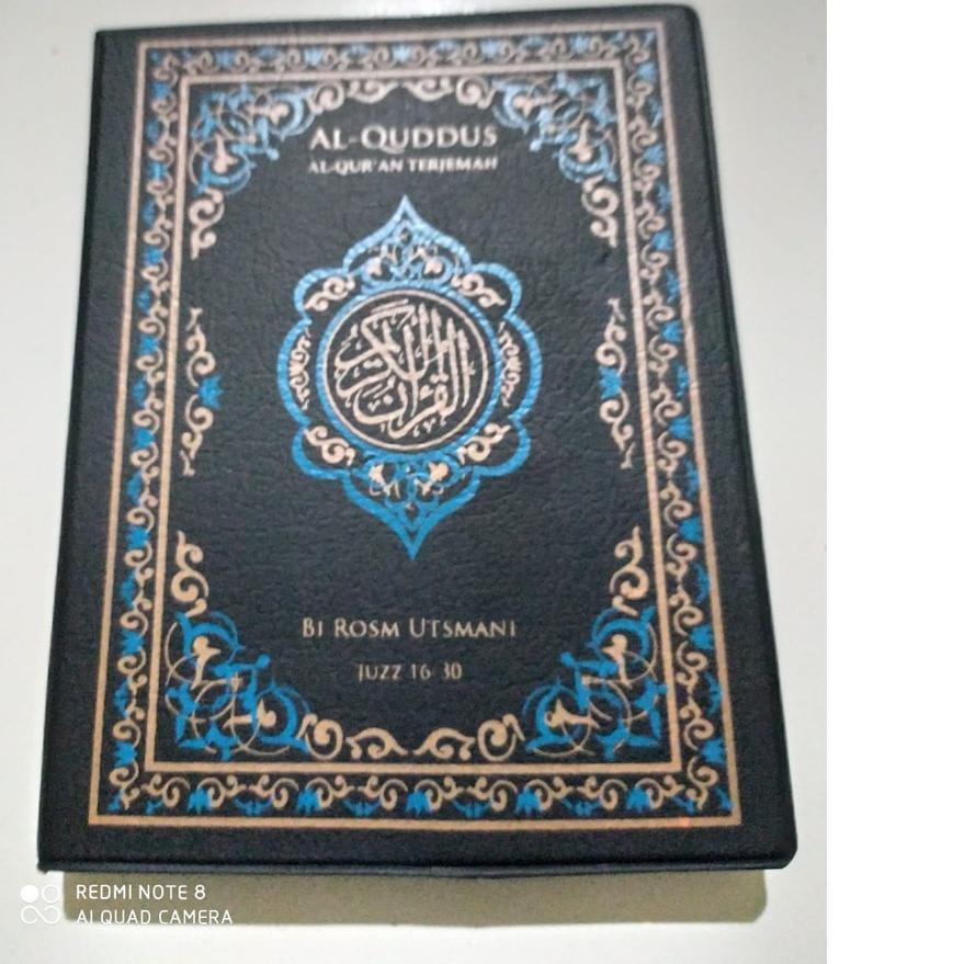 Stock New Al quran alquddus terjemah kecil pojok Alquran Al quddus Kudus 2 jilid pojok hafalan 5.5 H
