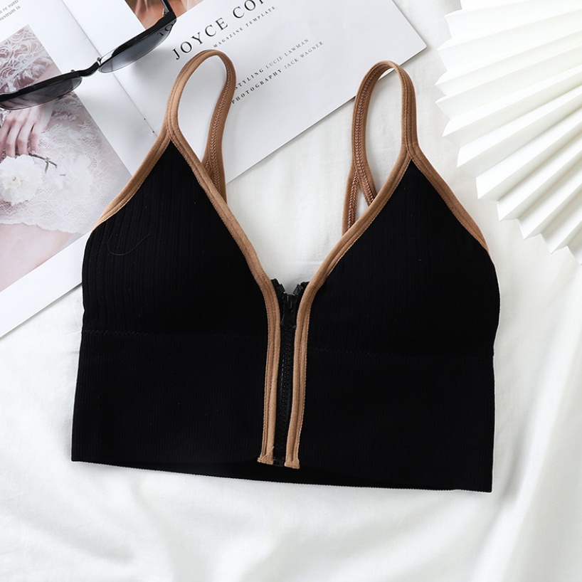 Celyne Bra Sport Wanita Model Resleting Tank Top Korea 1054