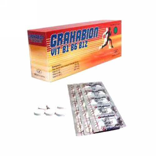 GRAHABION TABLET PER STRIP VITAMIN NEUROTROPIK