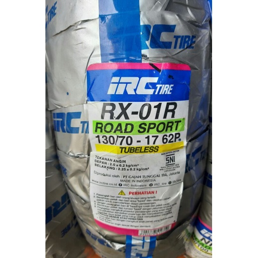BAN IRC RX 01R130/70-17 TUBELESS