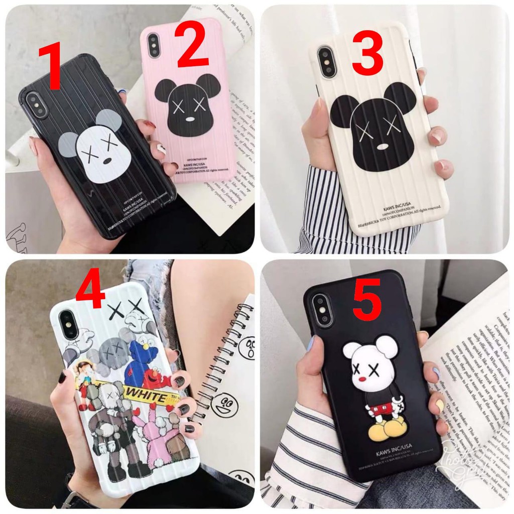 Case KAWS Premium Case Crack Kaws Iphone 6 7 7 plus X XR XS Max