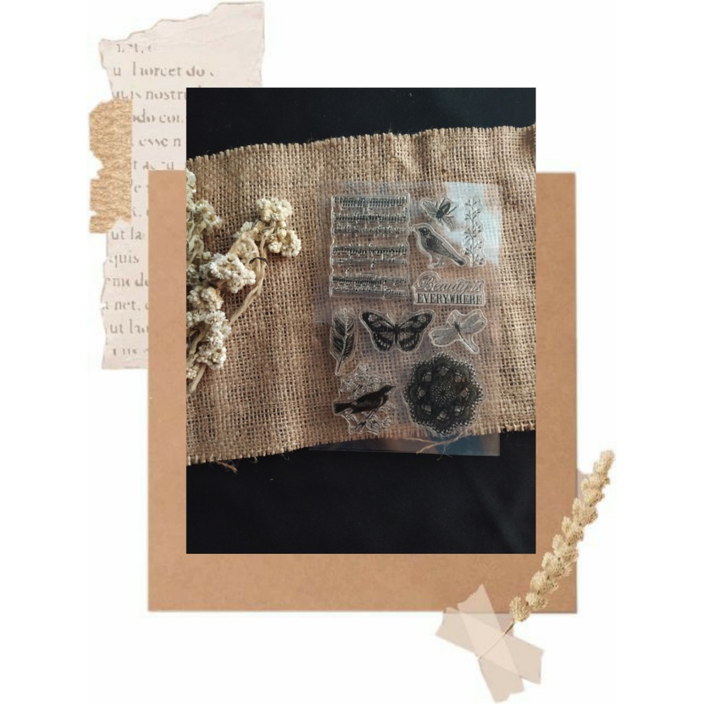 

STEMPEL SILICON TRANSPARAN VINTAGE